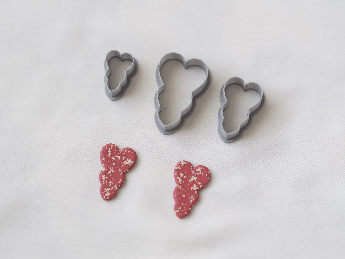 Polymer clay mold m10 1pc