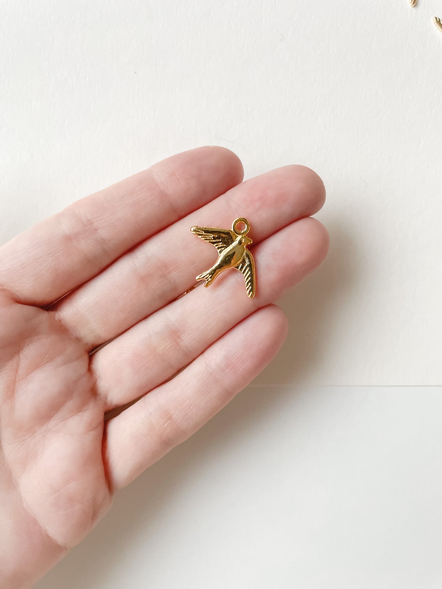 Hänge fågel 17x22mm 1st