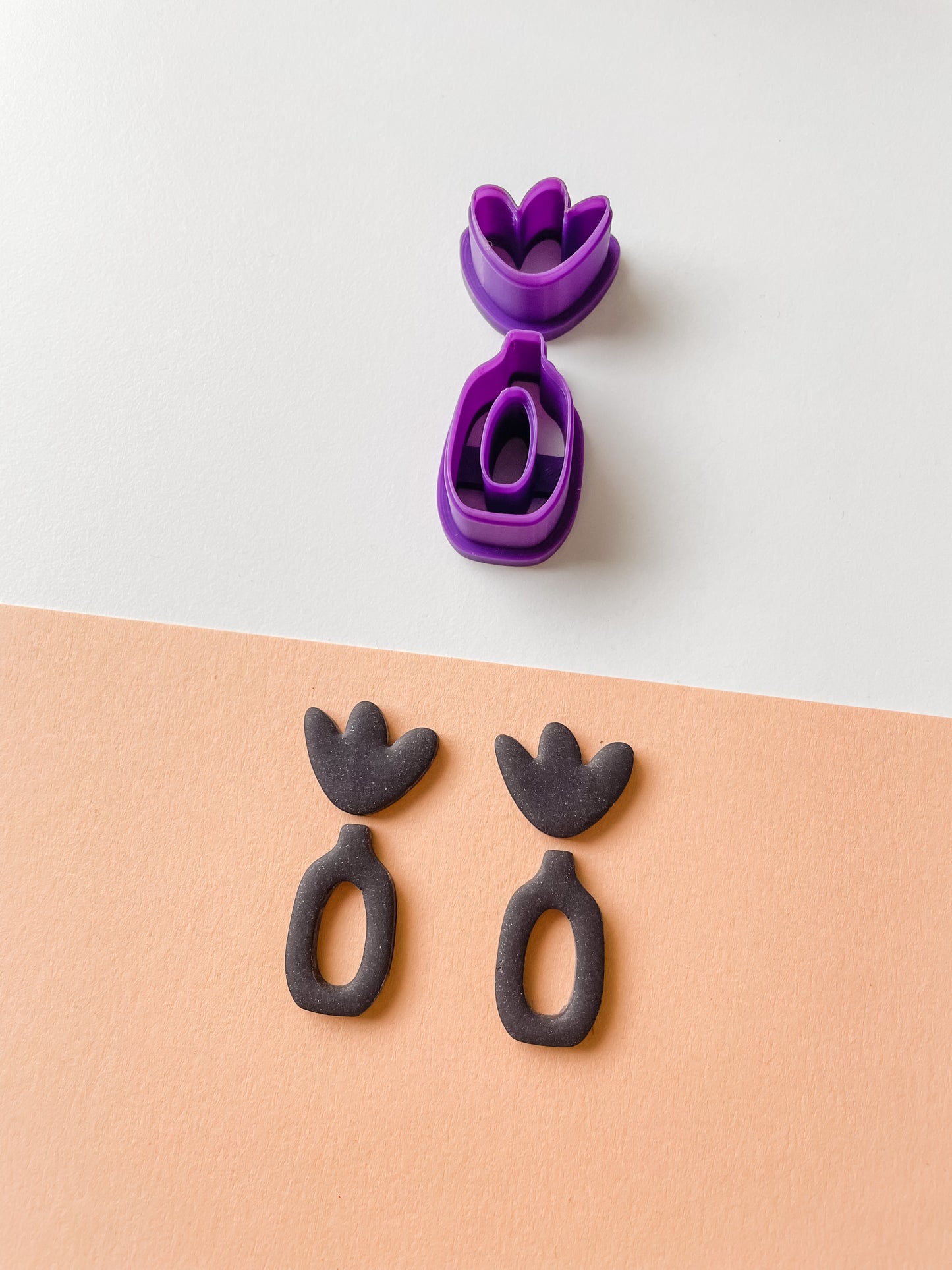 Polymer clay mold, craft clay molds, modeling mold m73