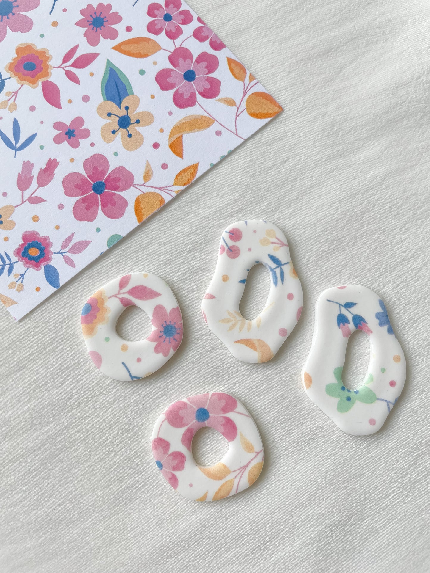 Transfer paper polymer clay 8x8cm, 1pc