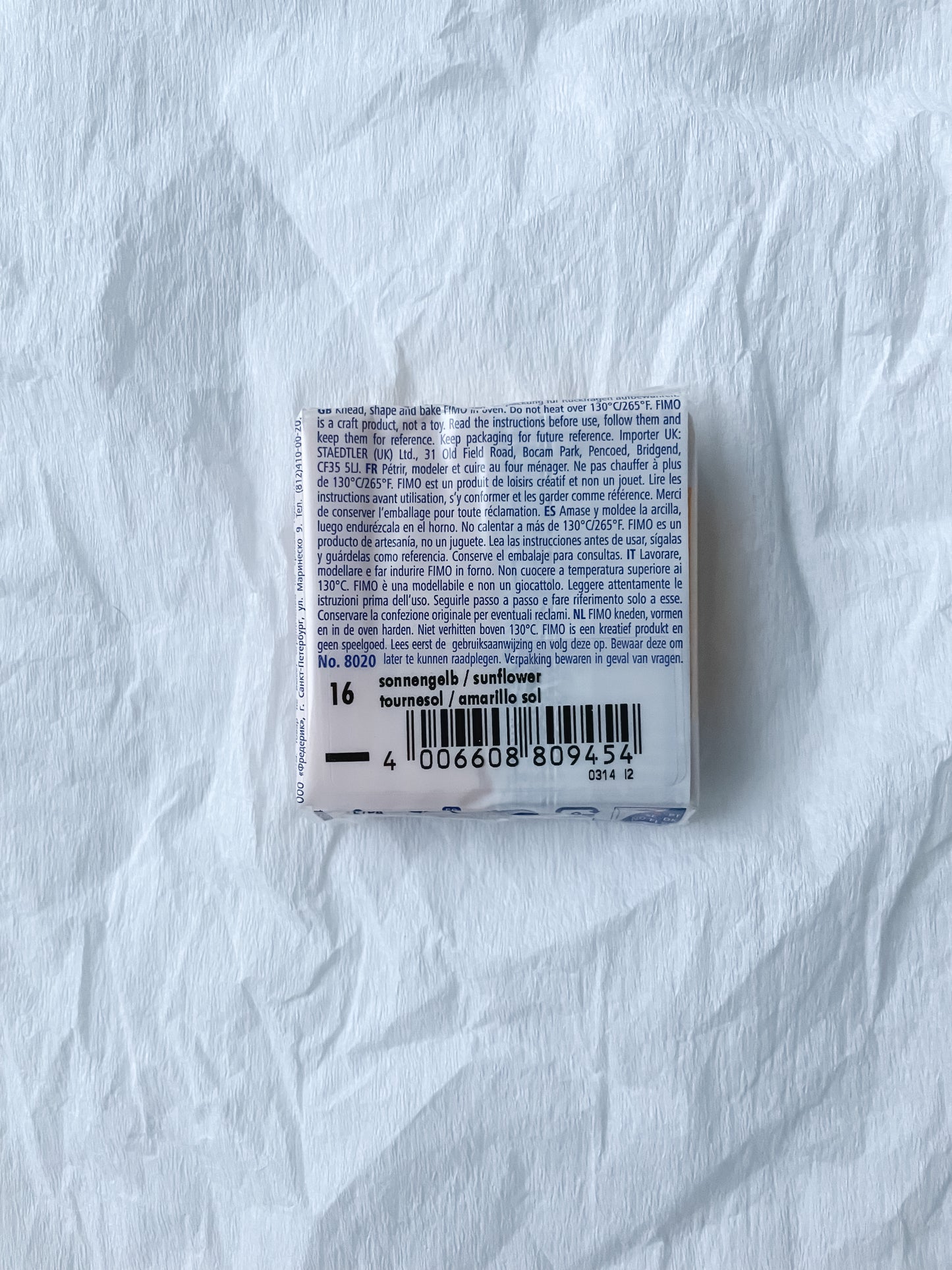 Fimo Soft, pyssellera, solros