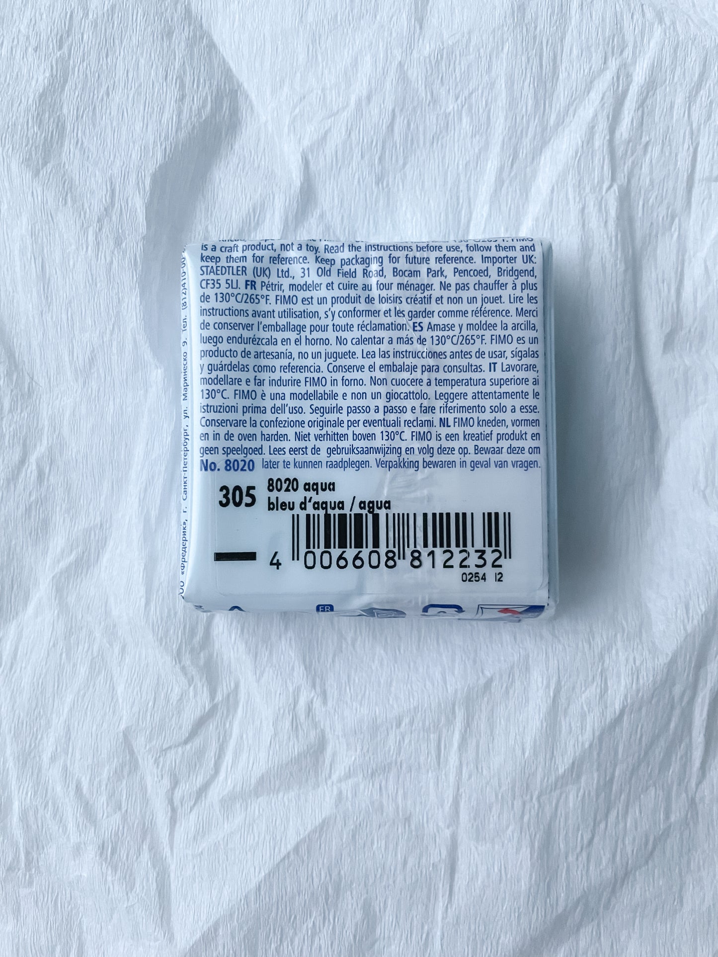 Fimo Soft, Aqua, polymerlera