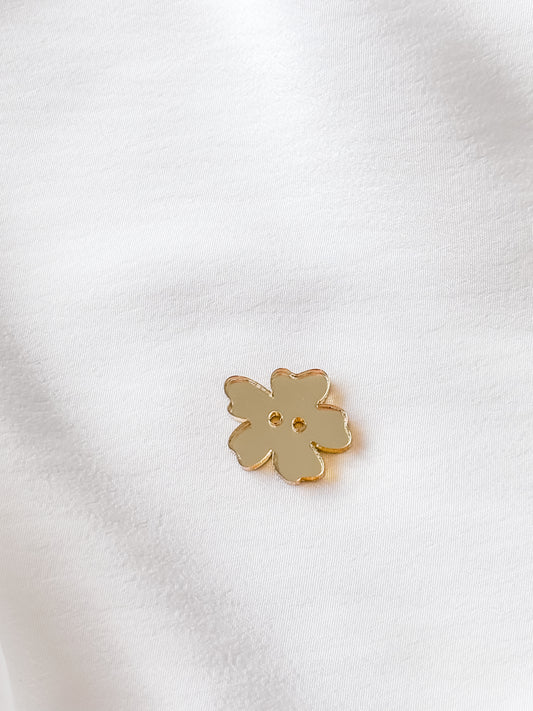 Nappi kukka 20mm, 6kpl (eri värejä)