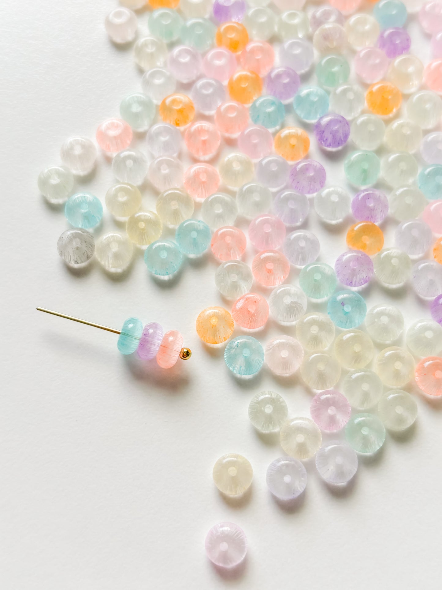Lasihelmi 6x3mm, 50kpl