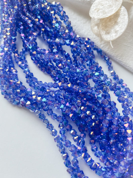 Lasihelmi 6x5.5x5.5mm, n.100kpl