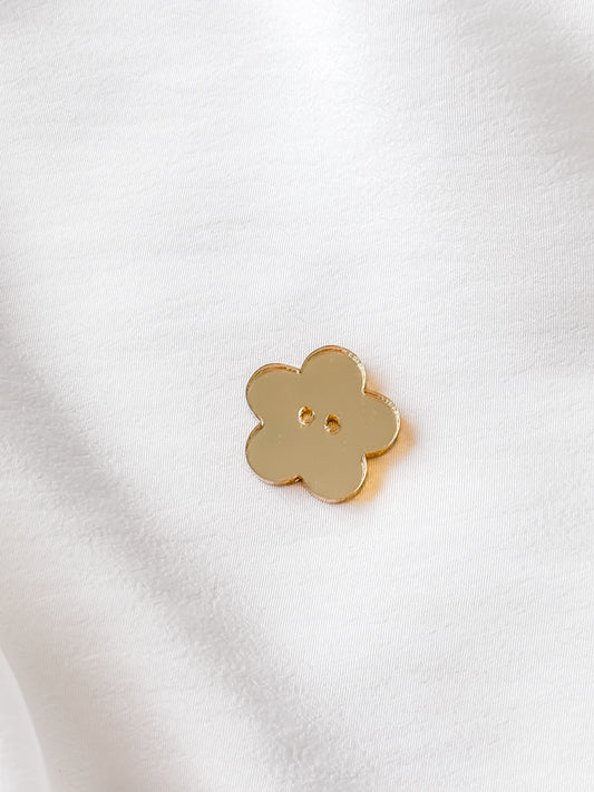 Nappi kukka 20mm, 6kpl (eri värejä)