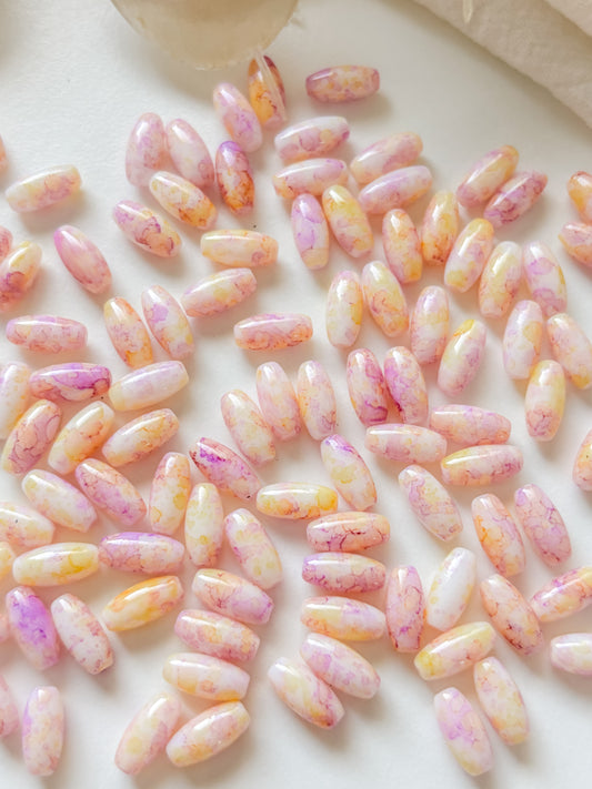 Lasihelmi 9.5x4~4.5mm, 50kpl