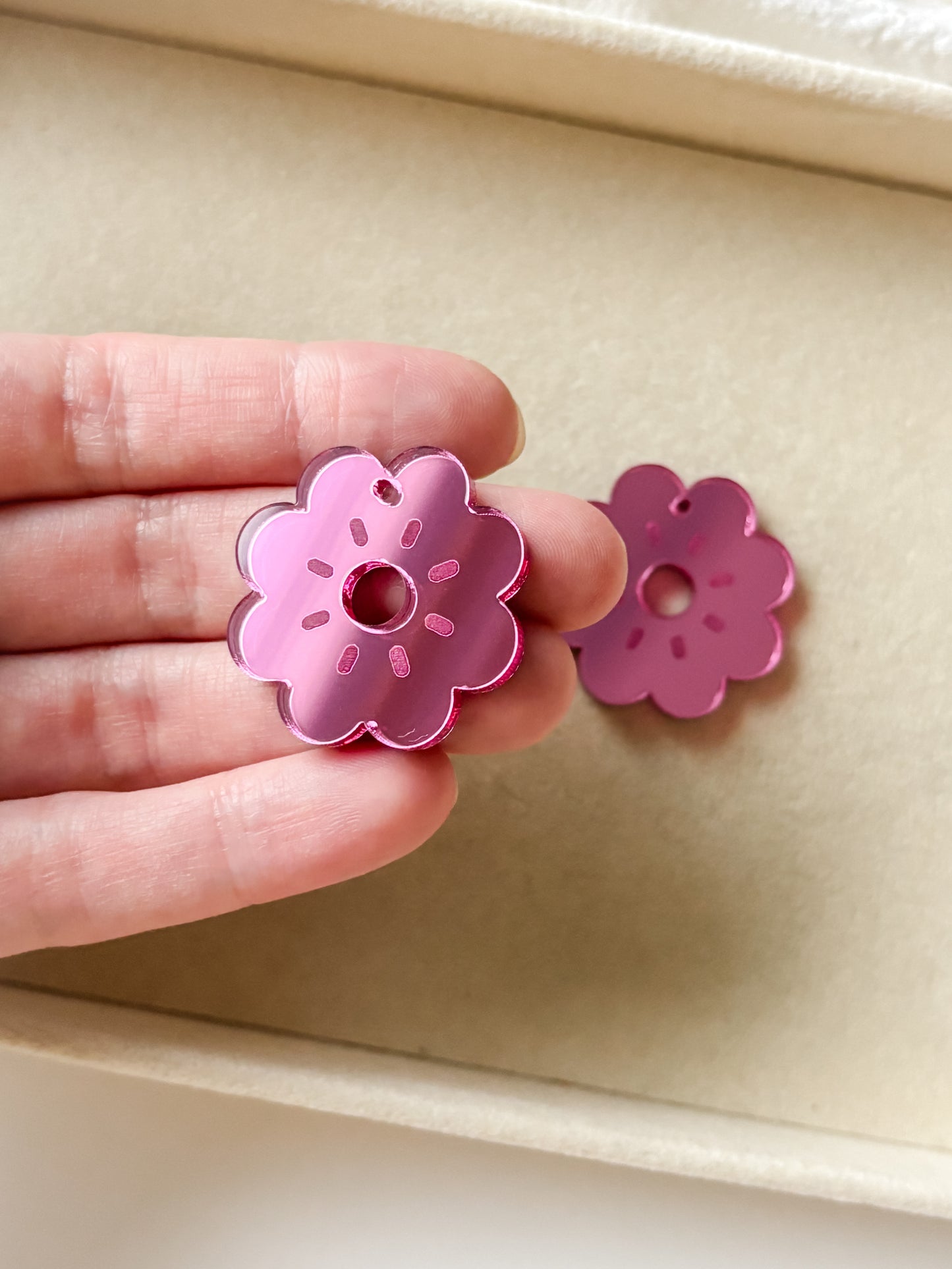 Riipus kukka 30mm, 1pari