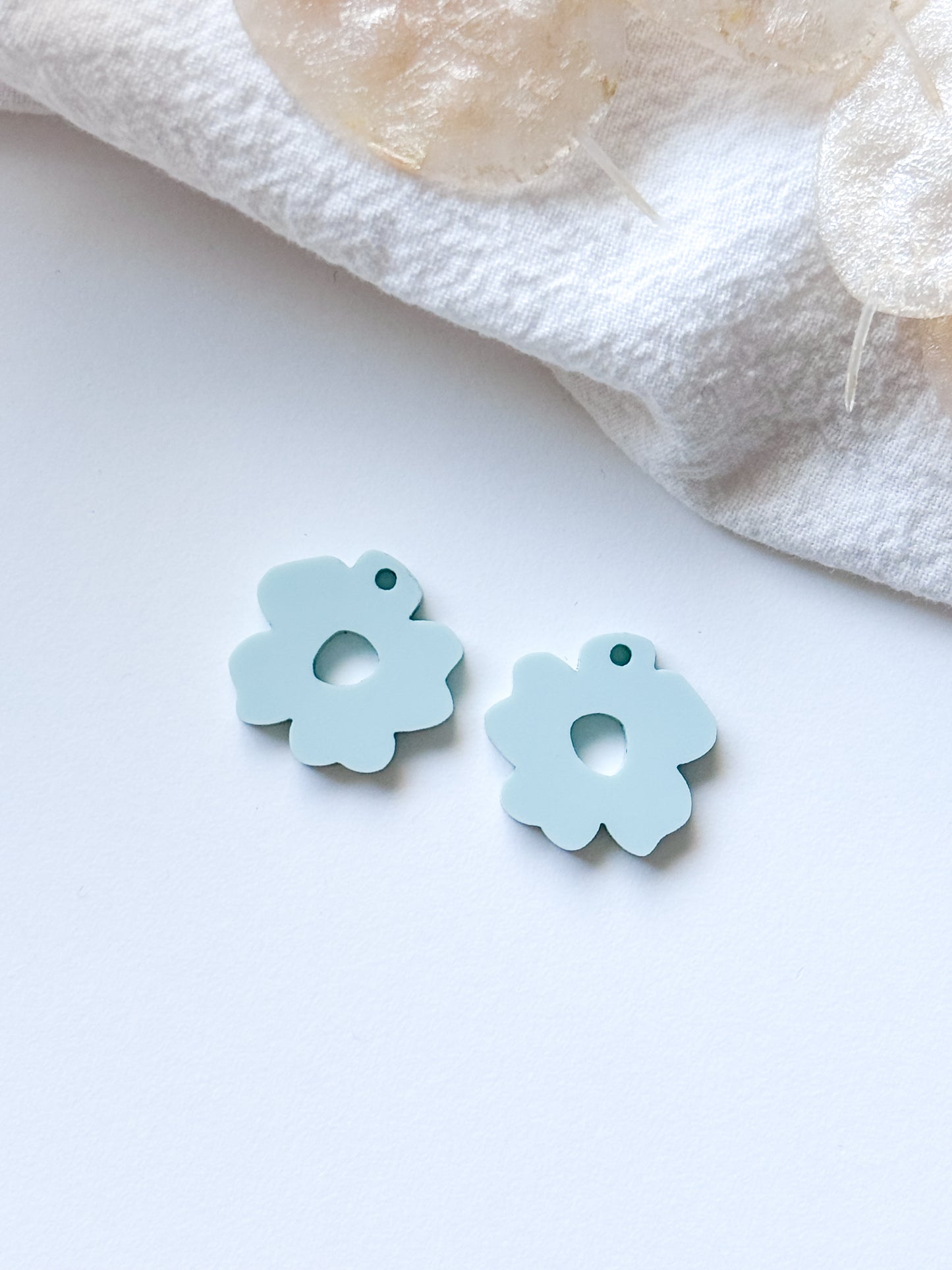 Riipus kukka 20mm, 1pari (eri värejä)
