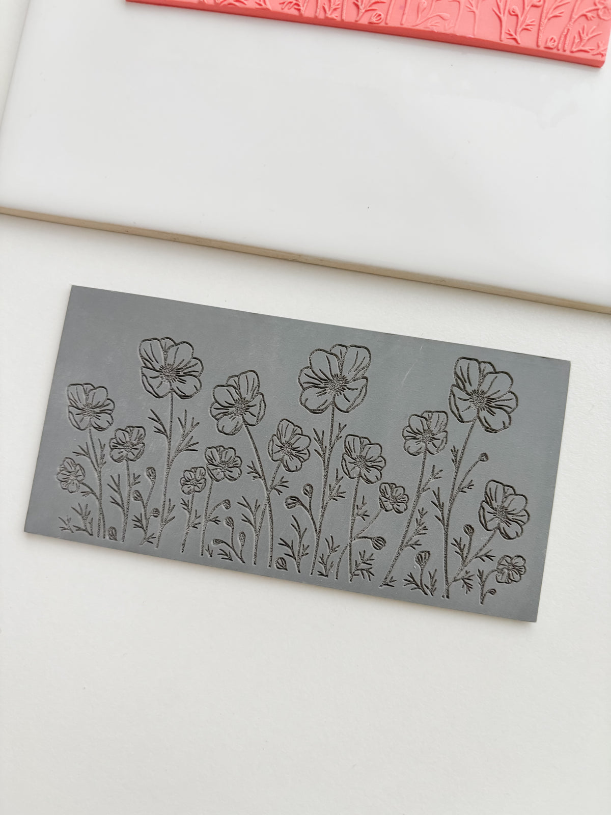 Textured mat flowers 5.5x111mm