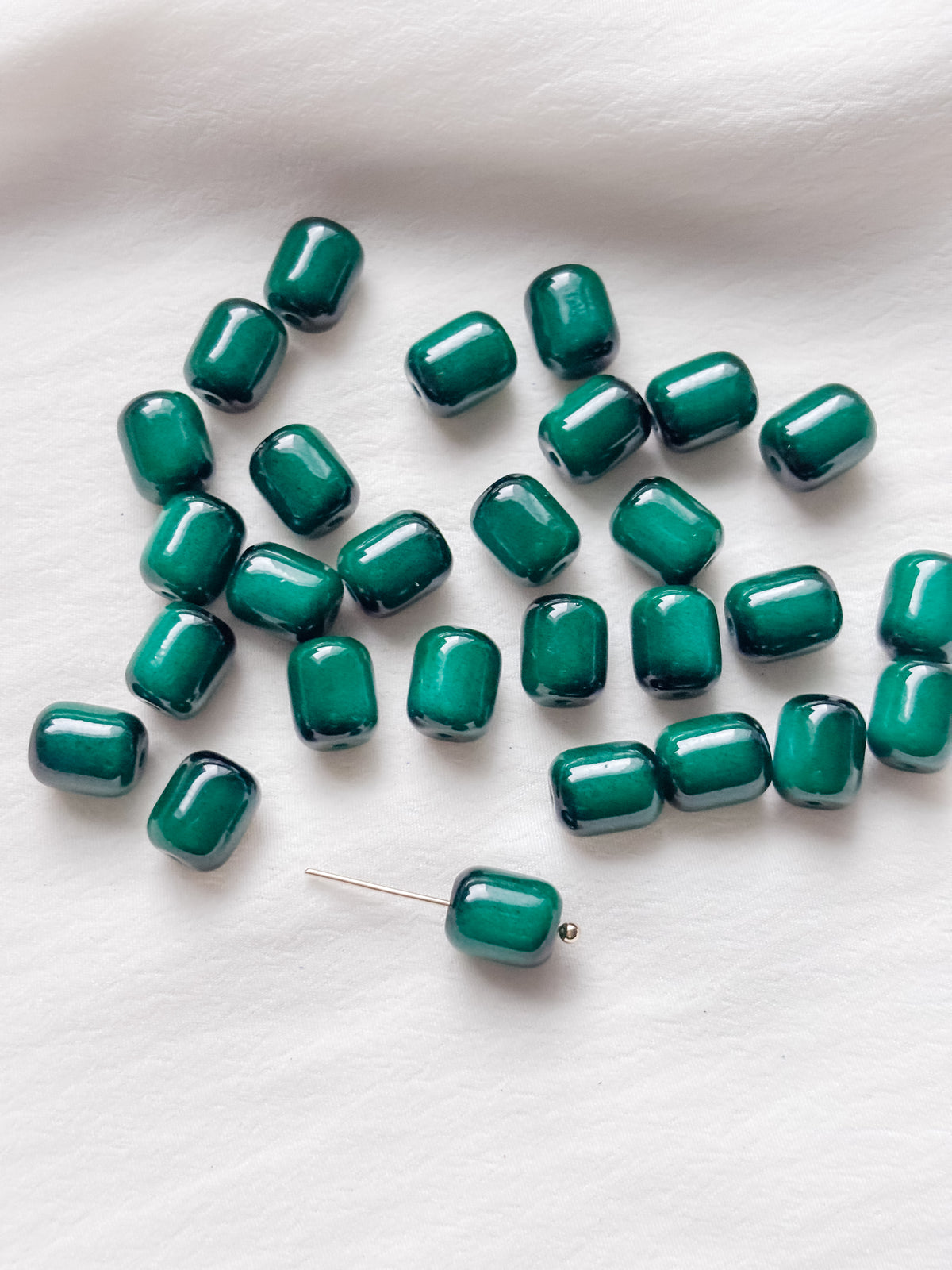 Lasihelmi 9.5x8mm, 10kpl