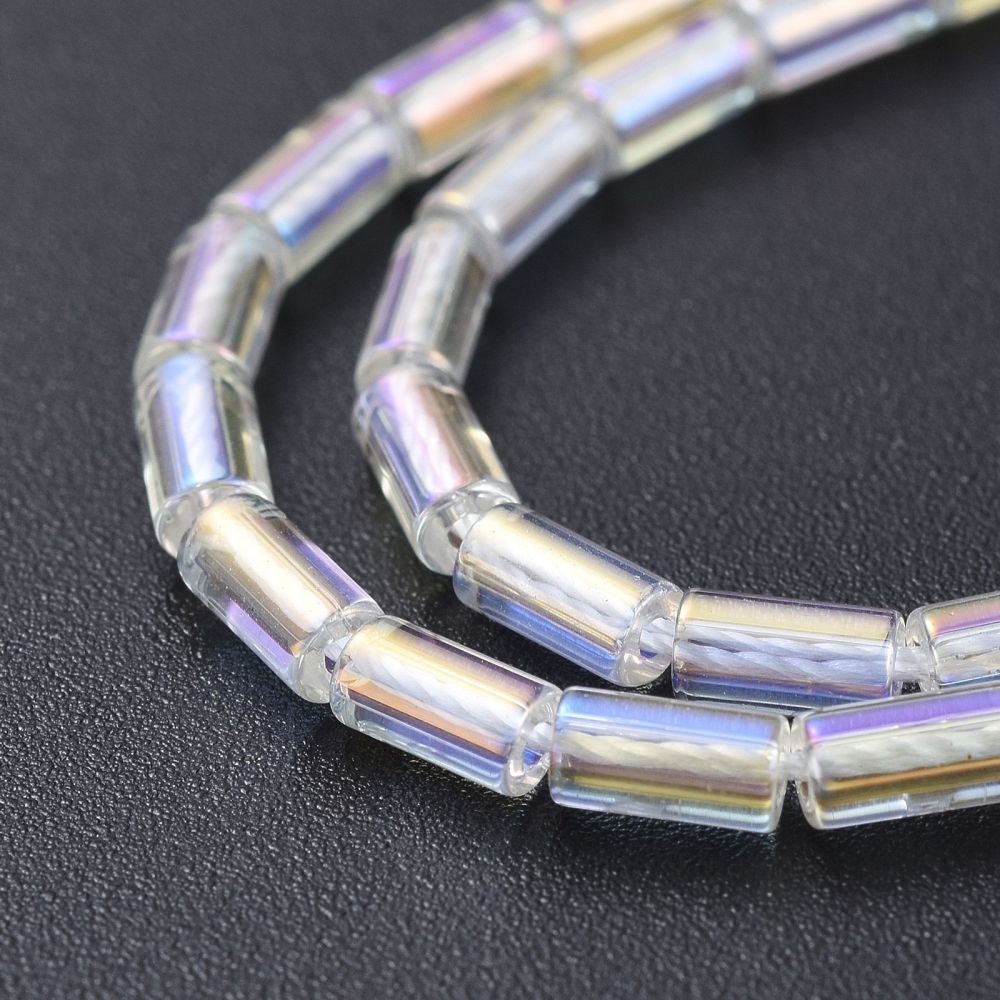 Lasihelmi 4.5~5x2.5mm, n.75kpl