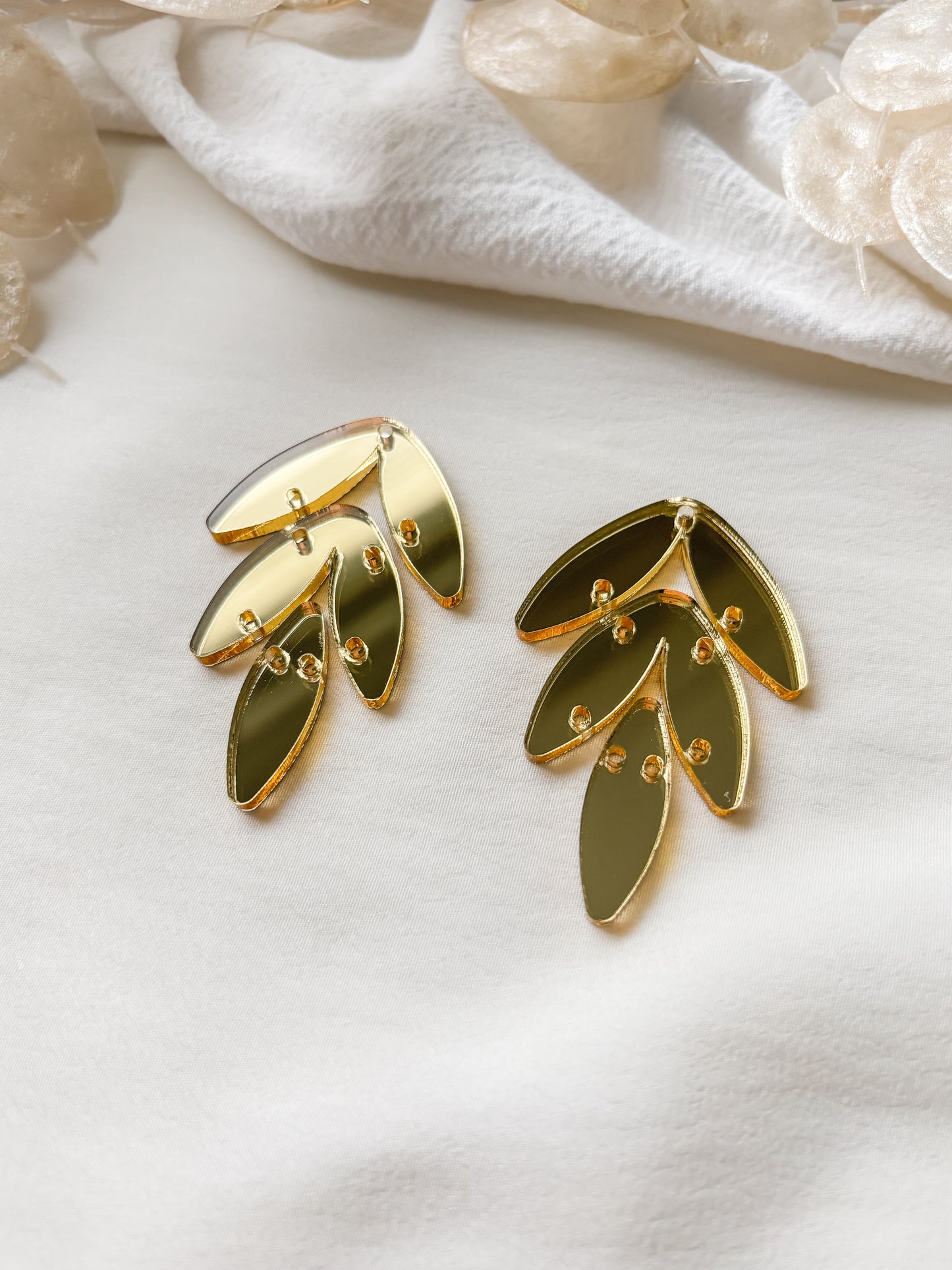 Riipus lehdet setti 50mm, 1pari (eri värejä)