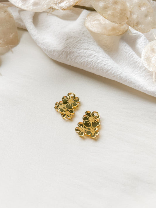 Riipus kukka 20mm, 6kpl (eri värejä)