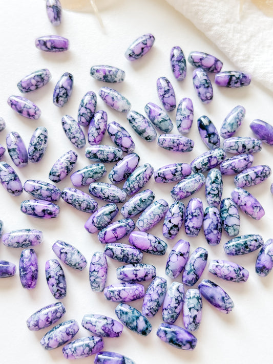 Lasihelmi 9.5x4~4.5mm, 50kpl