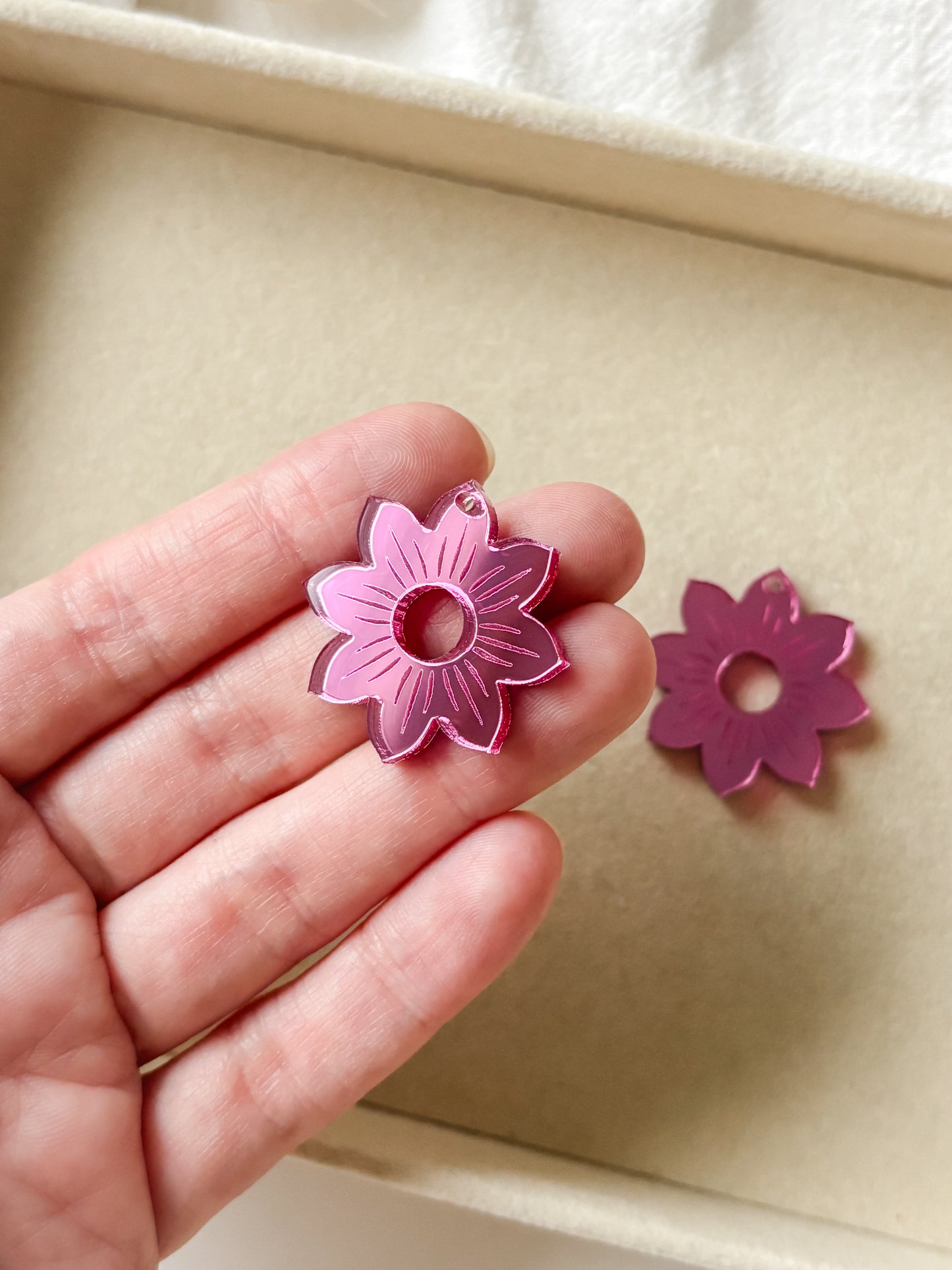 Riipus kukka 30mm, 1pari